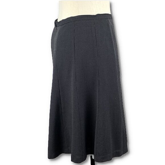 Talbots womens skirt size 16 black white pin dot 39% wool career - Picture 2 of 11